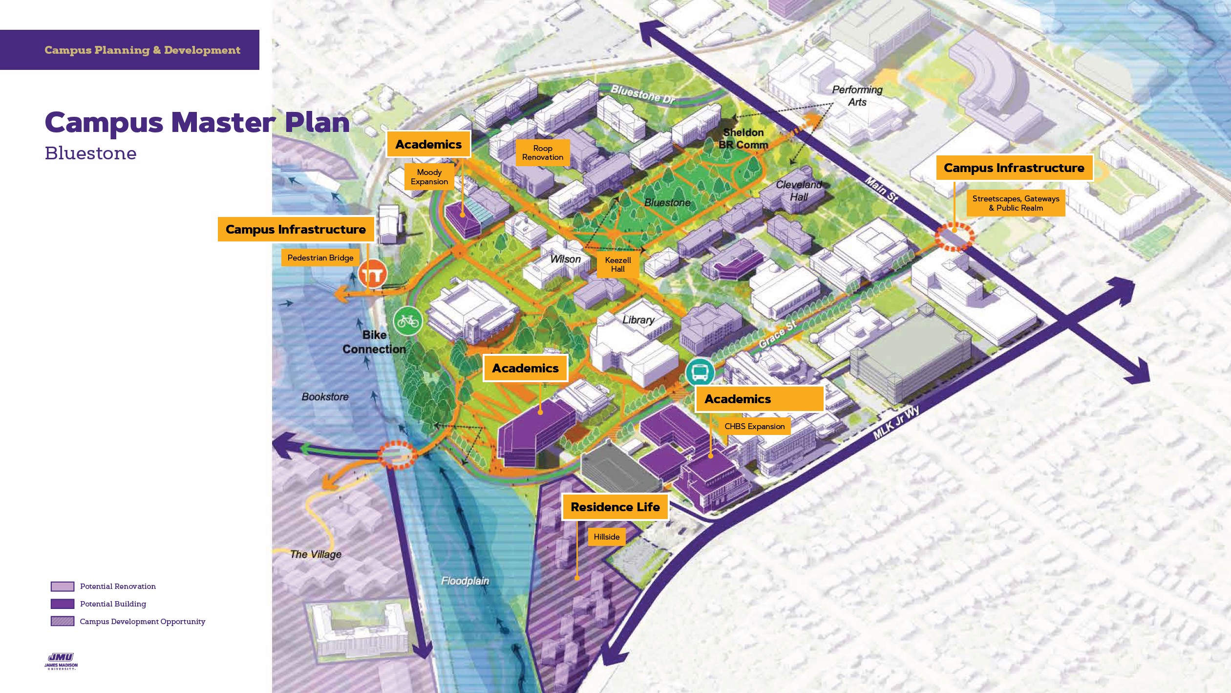 campus master plan conceptual map 4