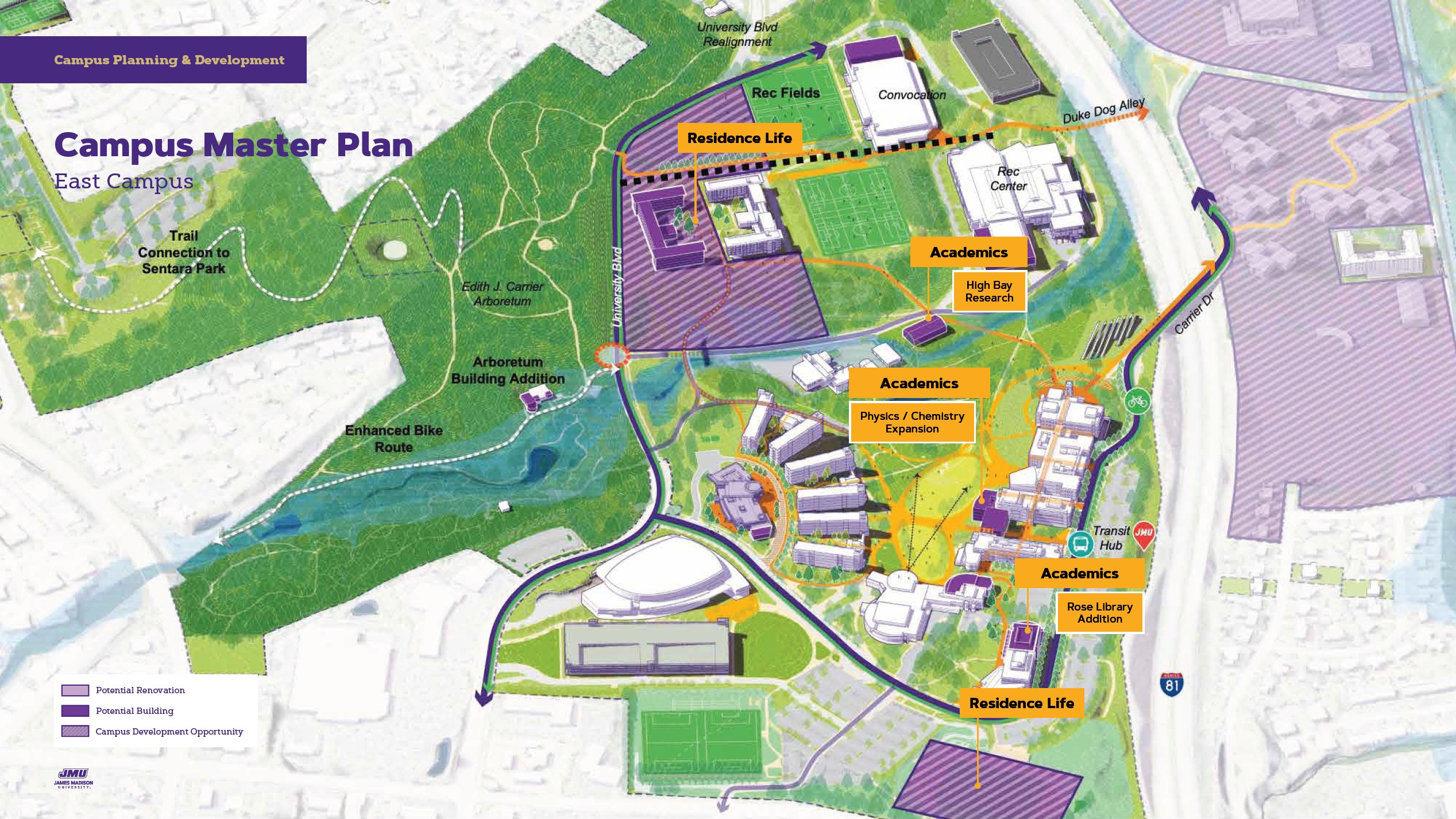 campus master plan conceptual map 5