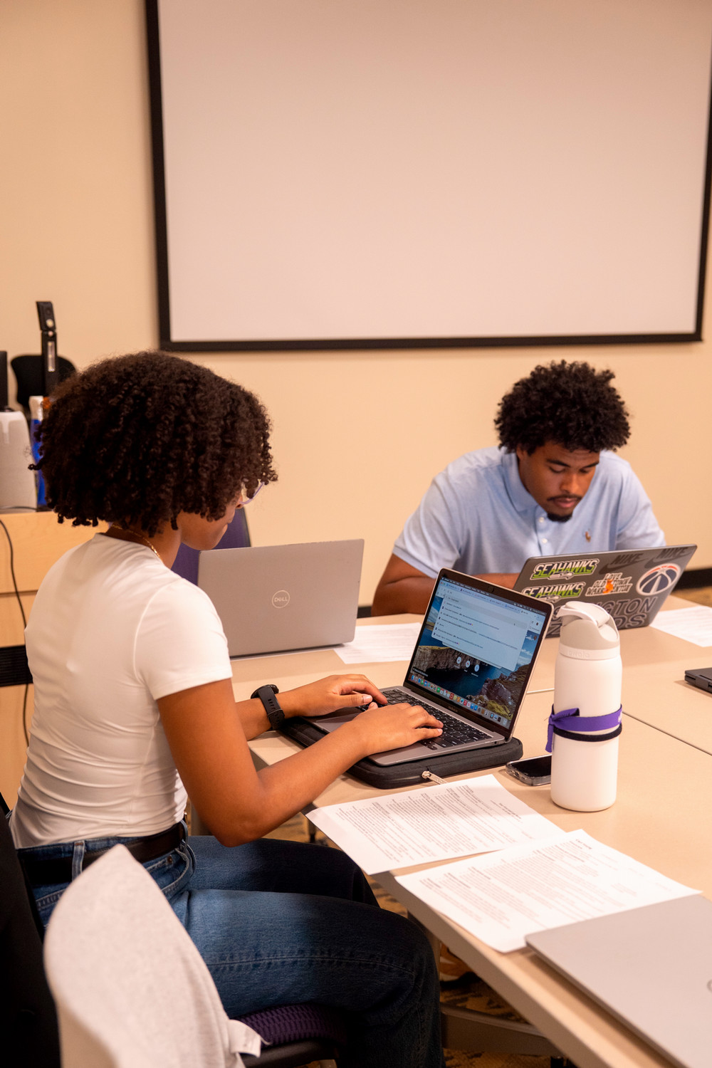 students sitting at desk