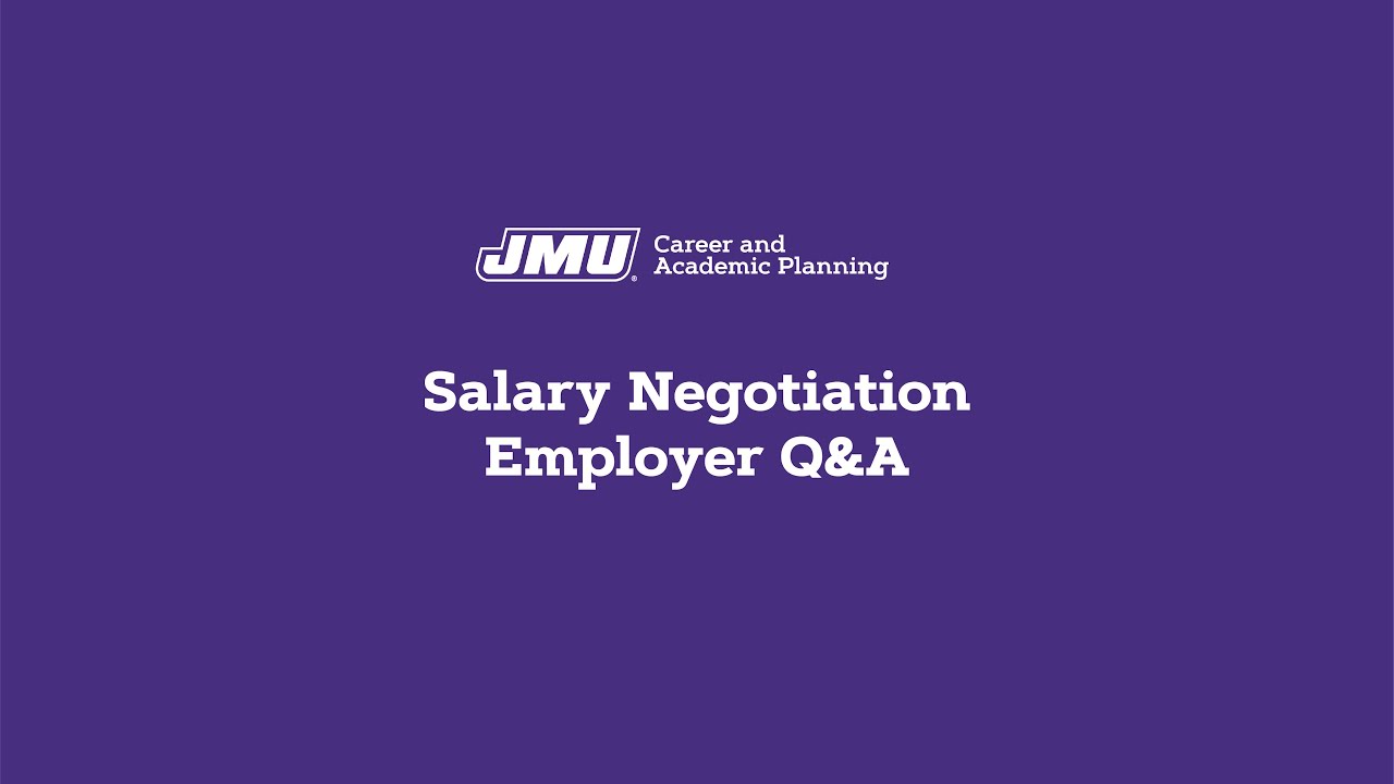 Video: Salary Negotiation