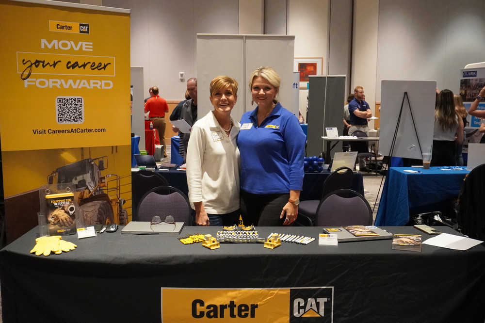 Carter Info Table at JMU Career Fair