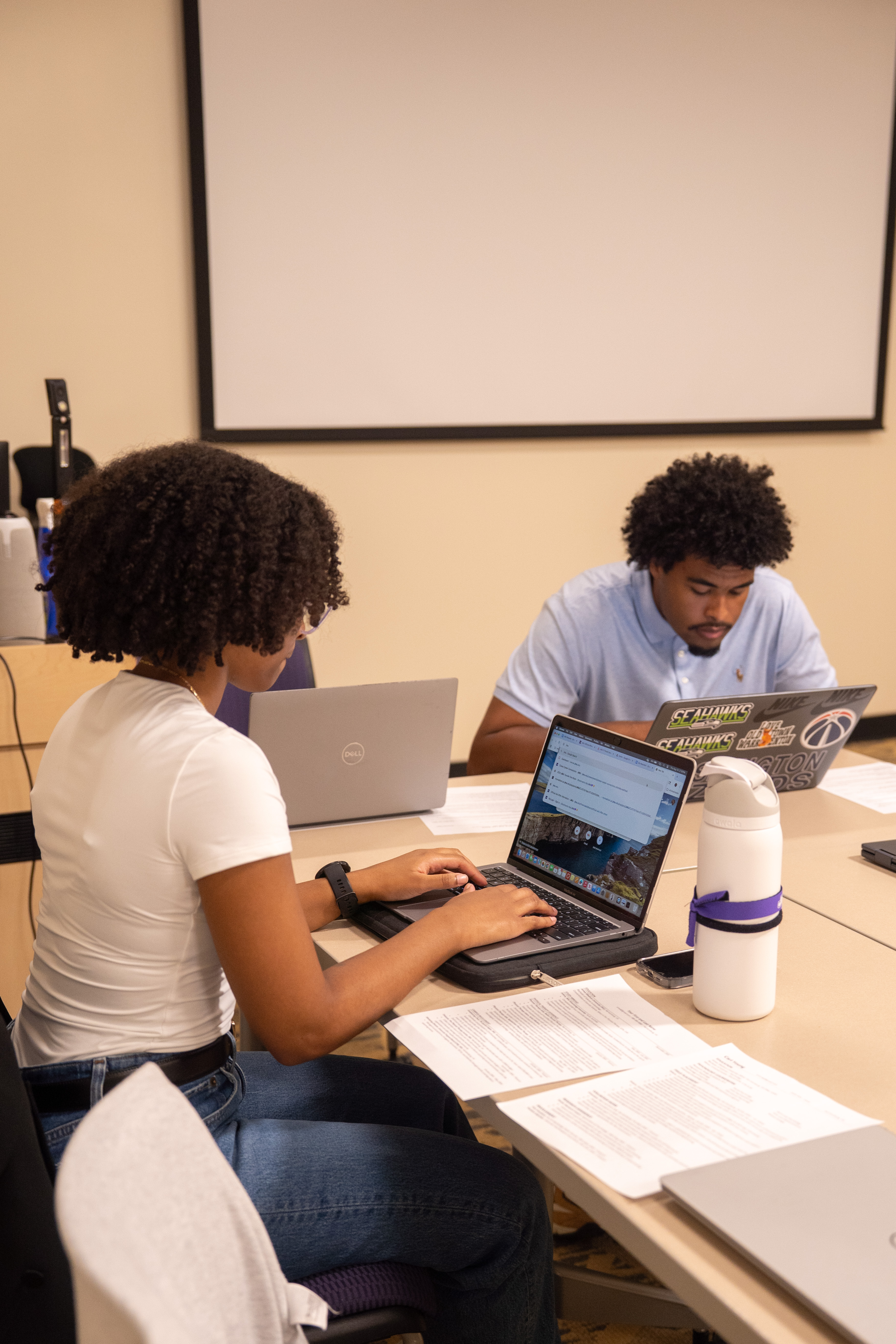 students sitting at desk