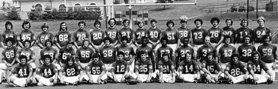 1975 Football Team Picture
