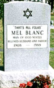 Tomb Stone of Mel Blanc 