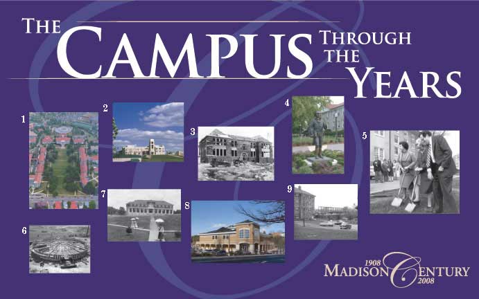 The Campus Through the Years Banner
