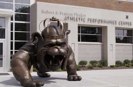 Duke Dog Statue