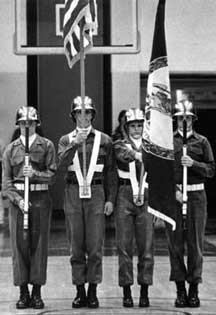 ROTC color guard