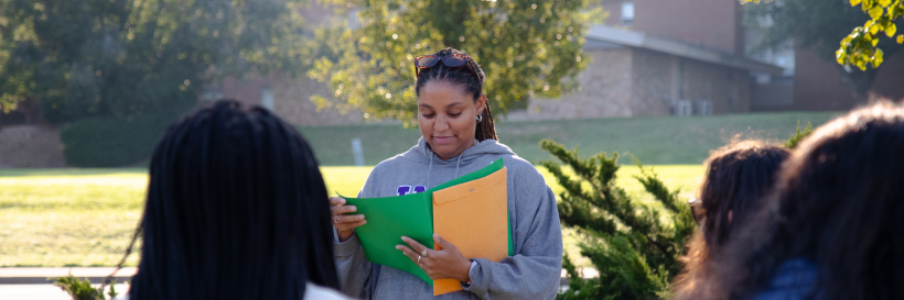 CEVC coordinator leads peers during DMAD