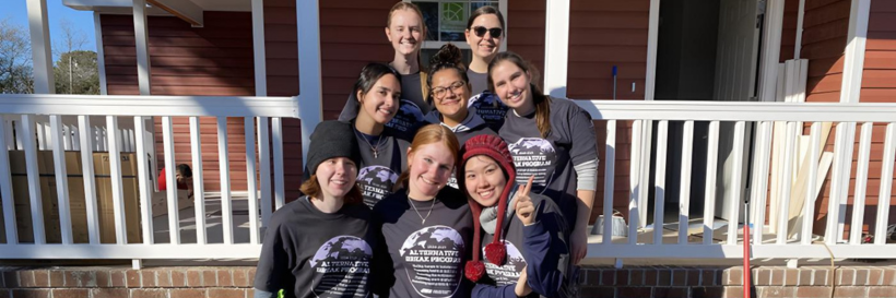 group photo of fuller center break participants