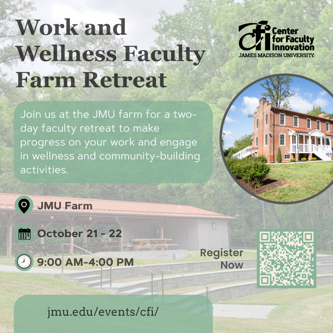 image for Work and Wellness Faculty Farm Retreat