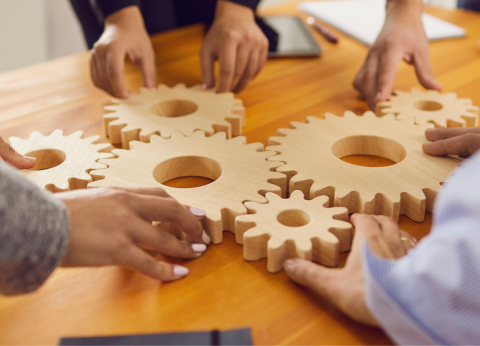 collaborating with students
