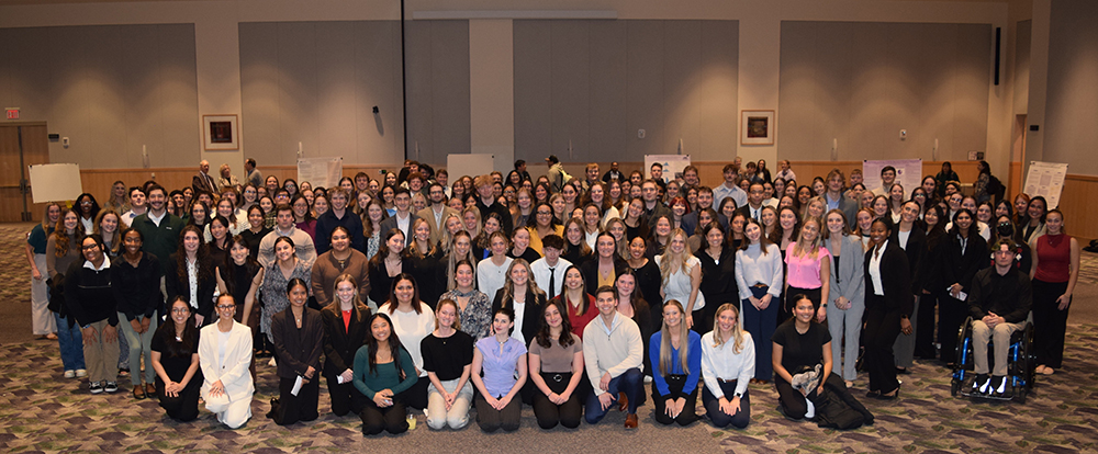 Group of JMU Health Sciences Research students from the Fall 2025 Symposium.