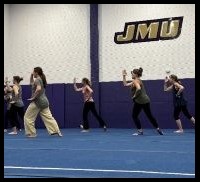A group of women participate in the Fitness Sampler program