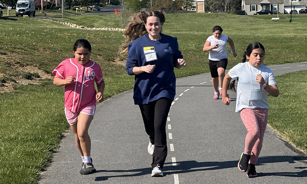 Running on the track