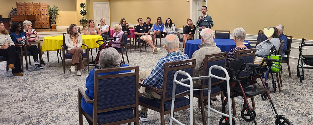 Professor Hyuntae Kim, MSW teaches SOWK/GERN 372: Working with Older Adults