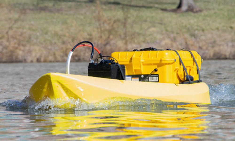 Aquatic drone in Newman Lake