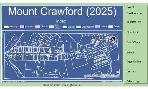 Mount Crawford Virginia community map 2025