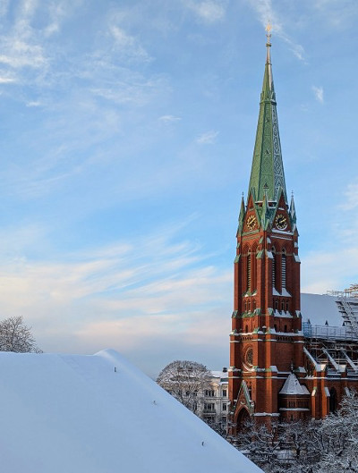 View of St. John's Church in Stockholm