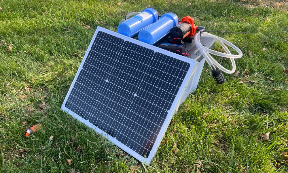 ISAT Capstone Project: Solar powered water purification system.