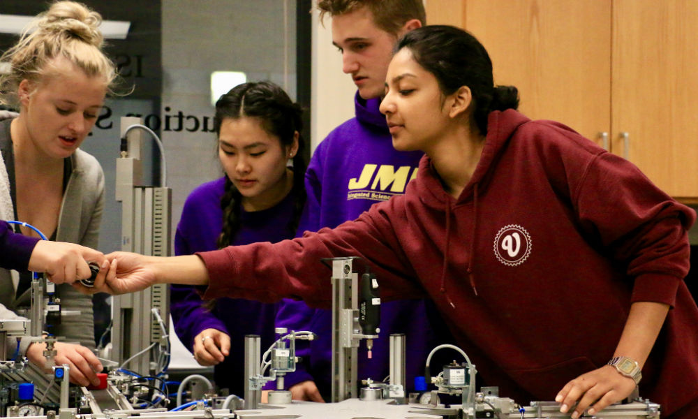 Students in Production Lab