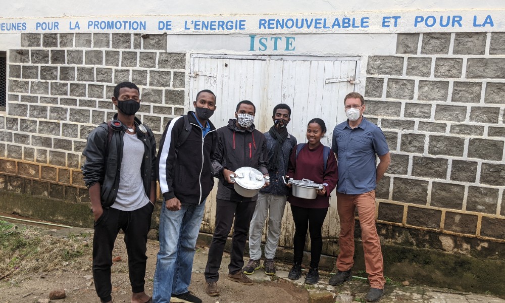 Justin Wimpy with group in Madagascar