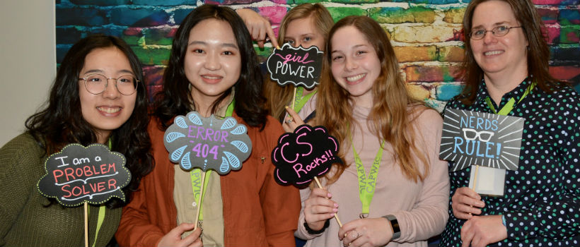 CAPWIC female students