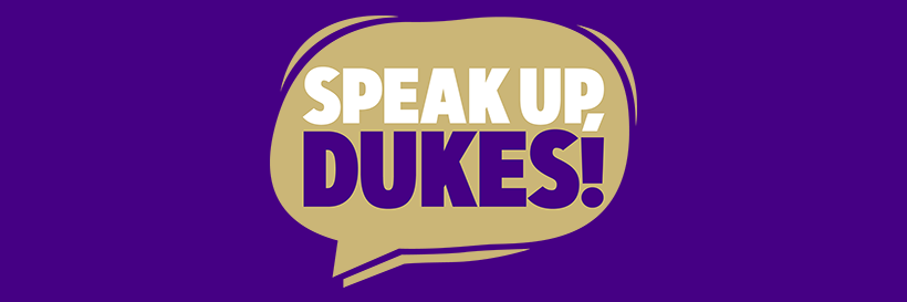 Speak Up Dukes Feature No Text