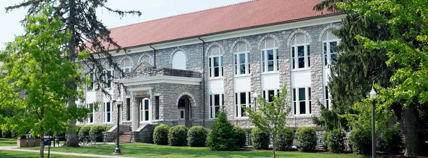 JMU's Harrison Hall on the Quad