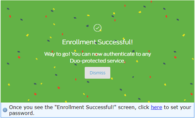 Enrollment Successful