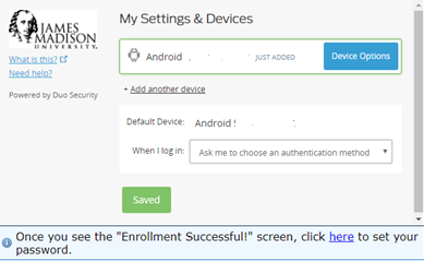 My Settings and Devices