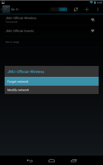 Forget network