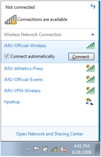 Connect automatically