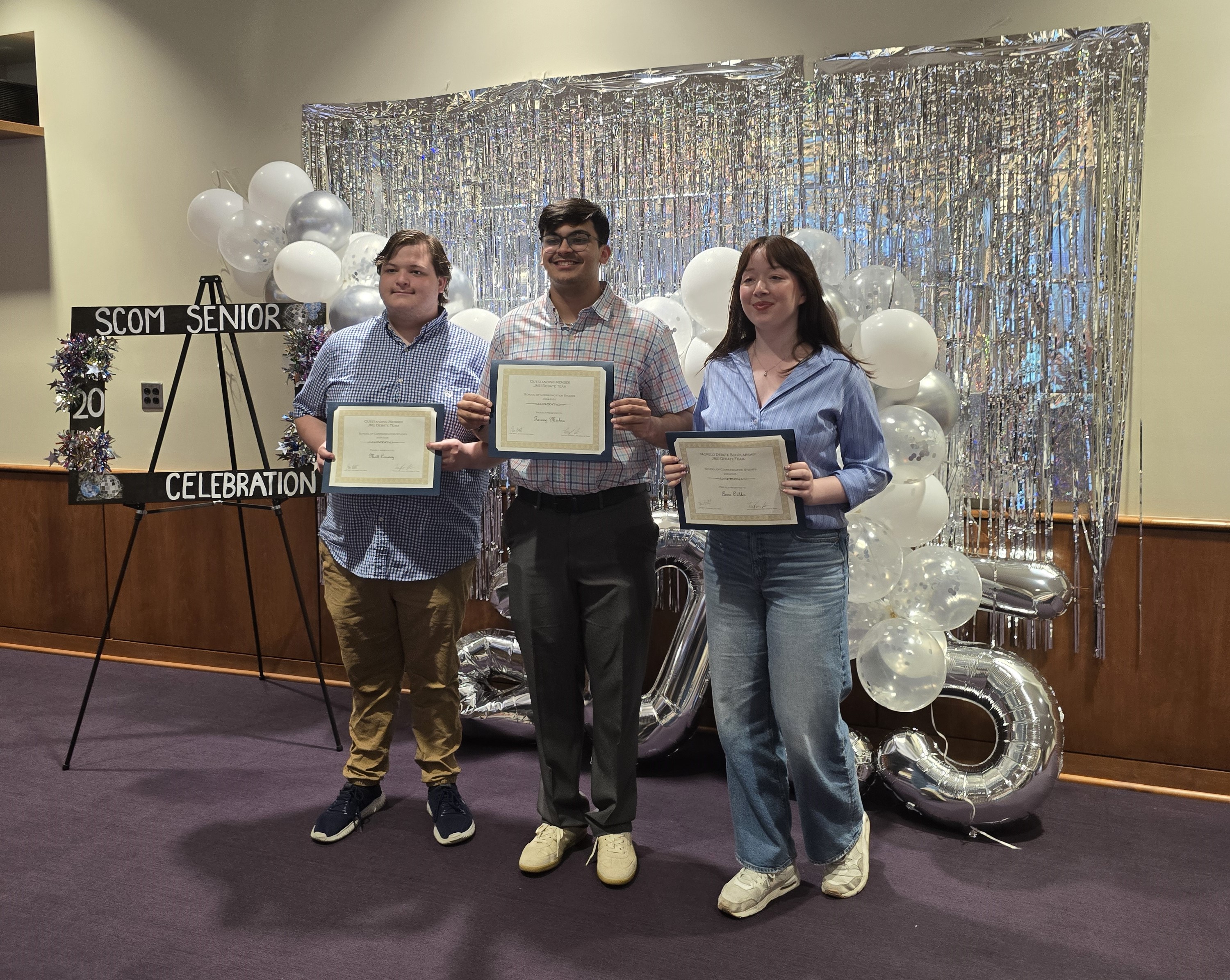 SCOM Senior Celebration Debate Awardees