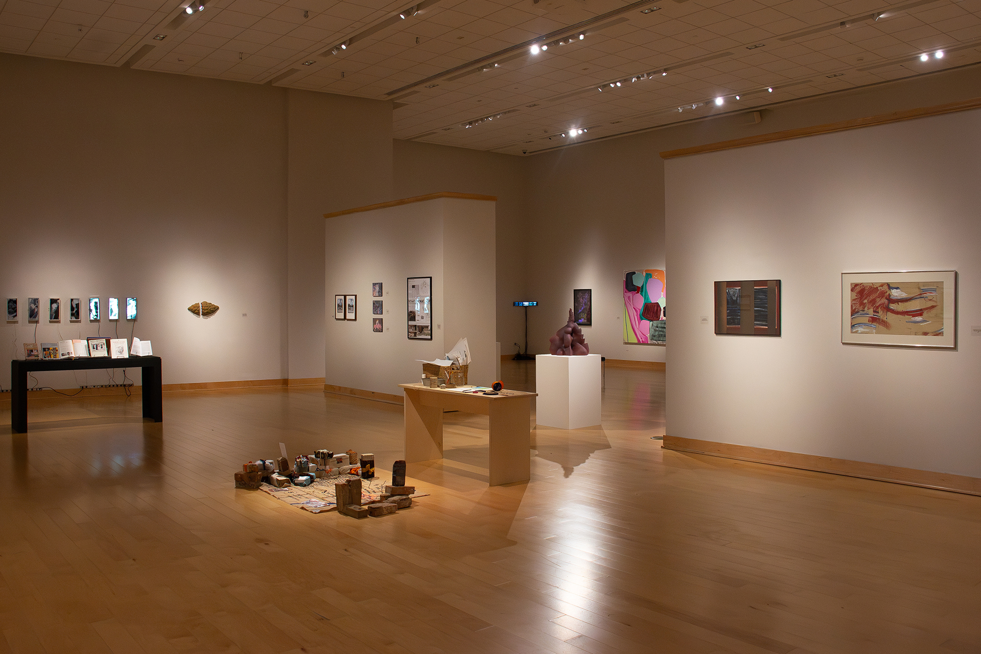 Gallery view of SADAH Faculty Exhibition