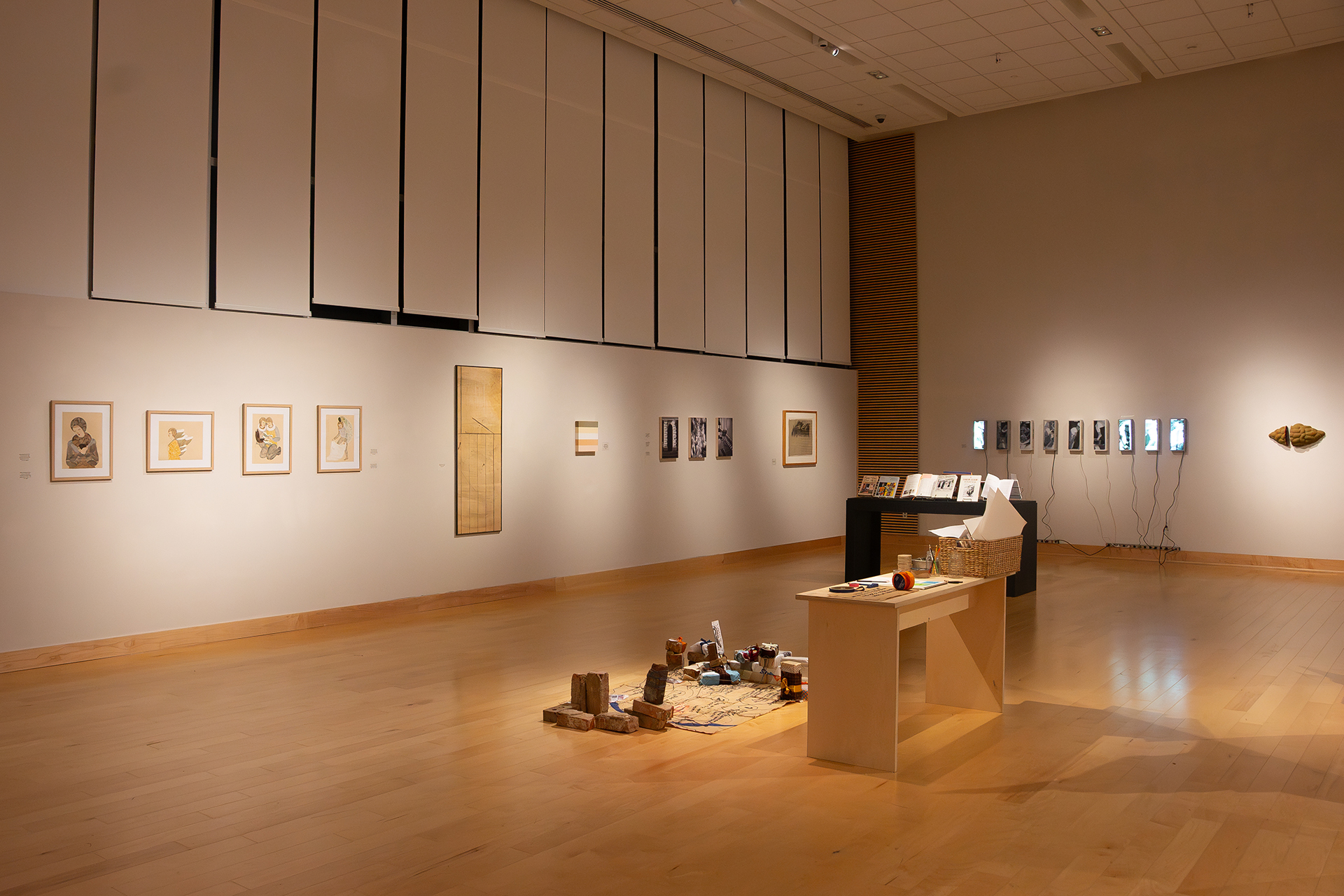 Gallery view of SADAH Faculty Exhibition