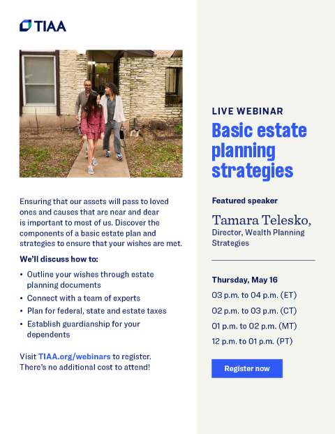 Flyer for Webinar