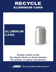 recycle aluminum cans, empty, clean and dry