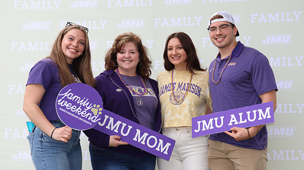Family at Family Weekend
