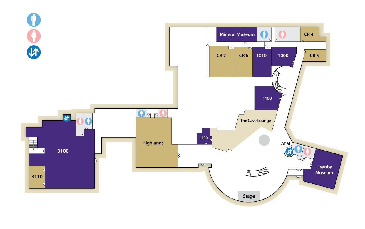 Image of lower level Festival floor plan