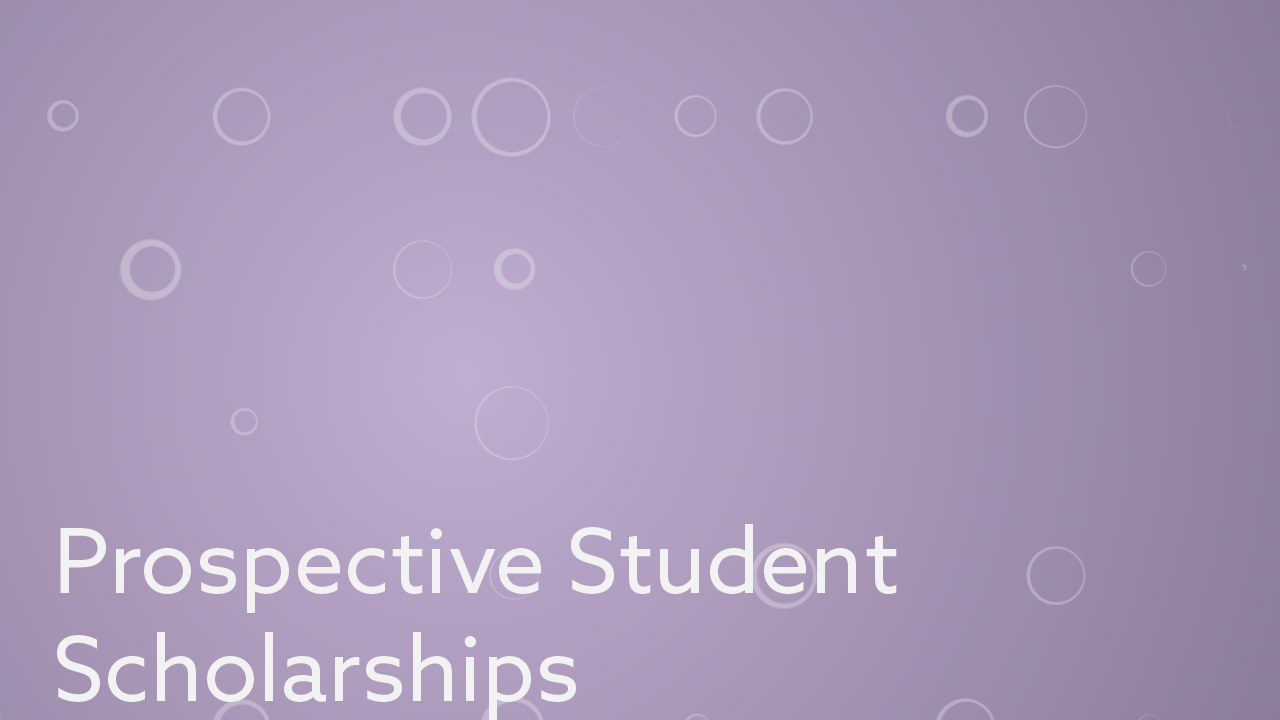 Prospective Student Scholarships