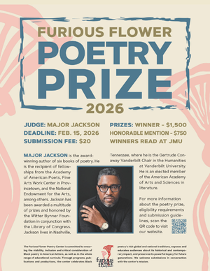 Flyer for 2026 Poetry Prize