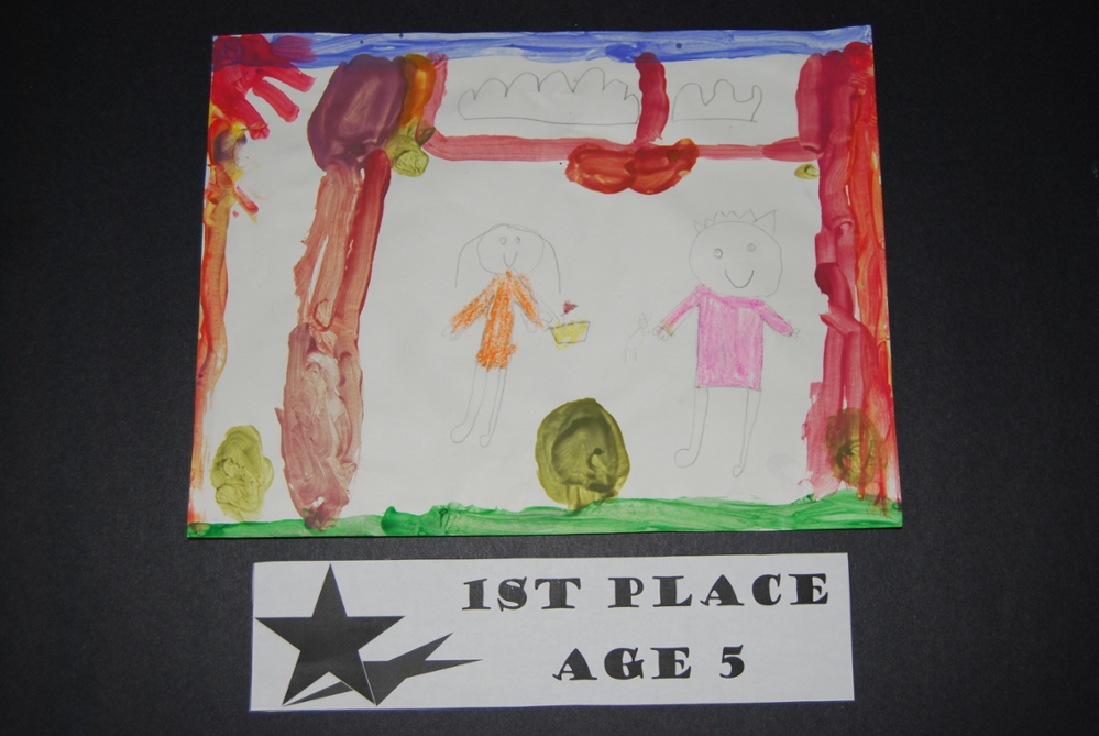 First place winner age 5