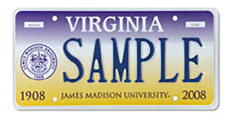 JMU.seal.licenseplate