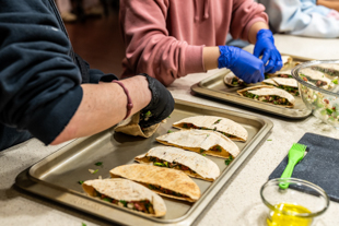 hawawshi egyptian food on tray