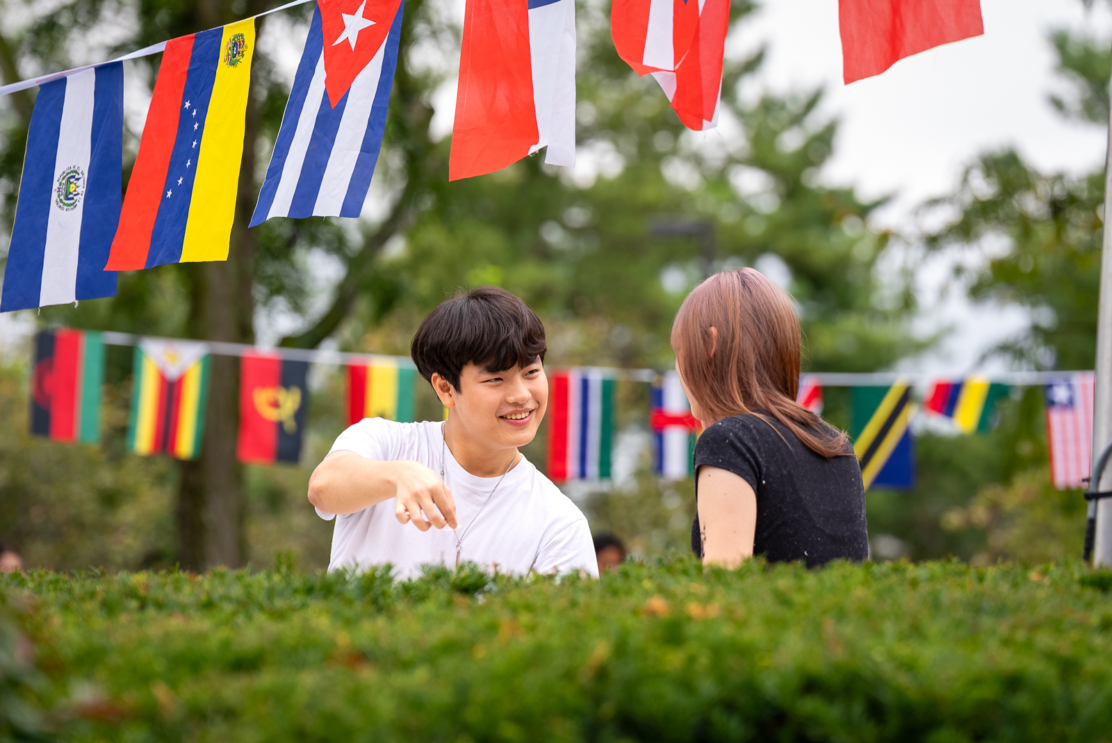 KDU student at 2024 international week market event