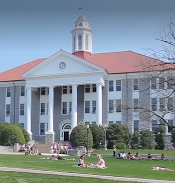 The quad on a sunny day