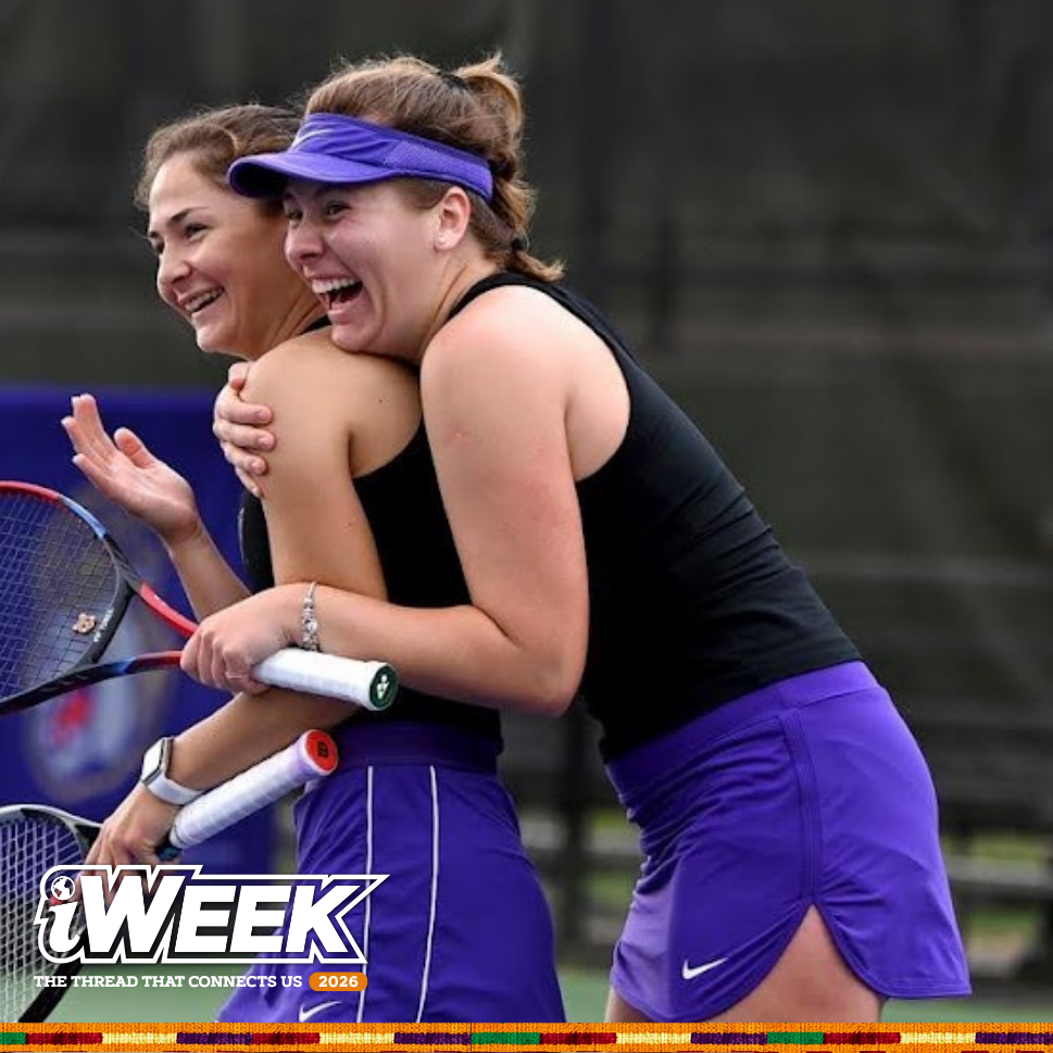 2 girls playing racket sports
