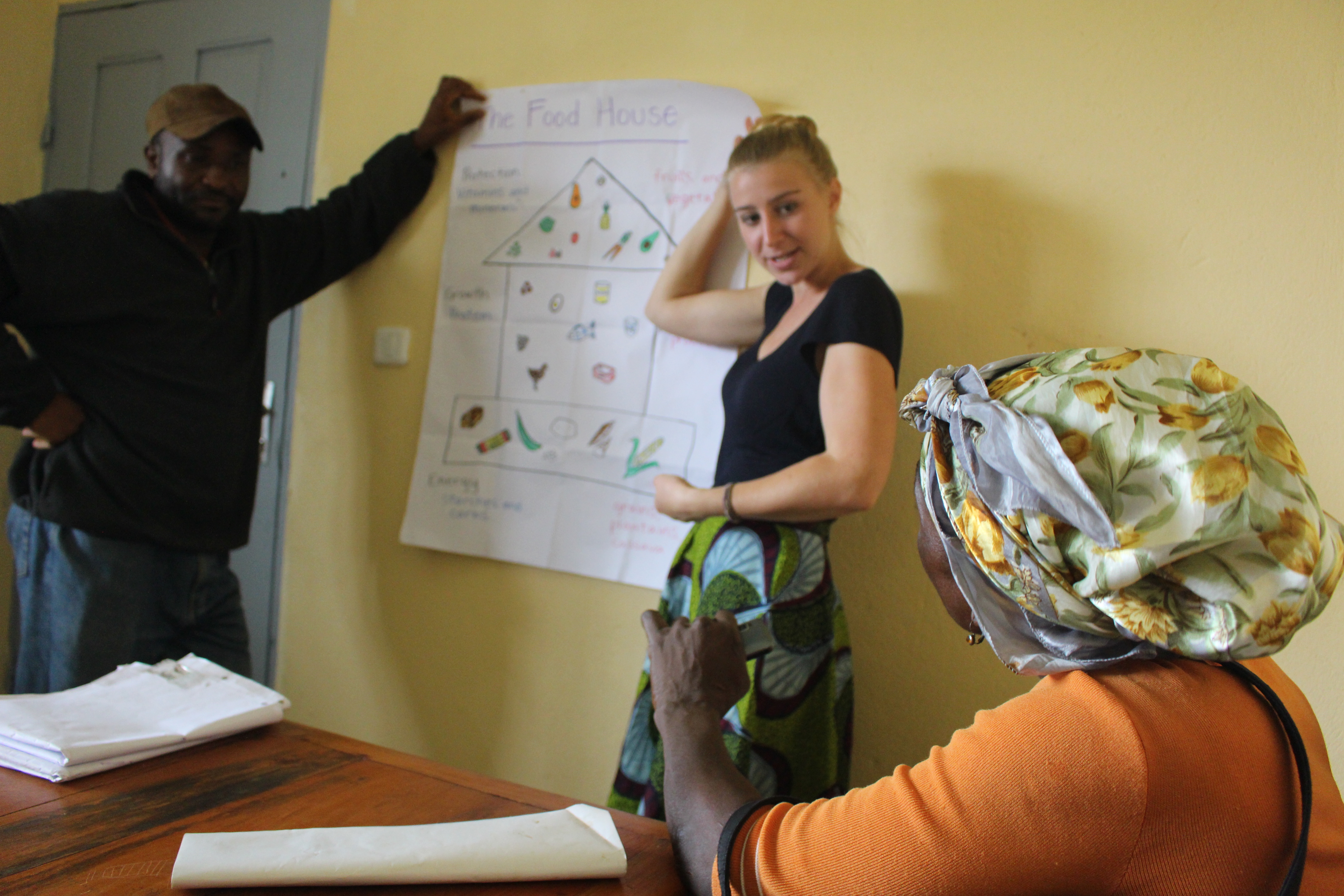 Peace Corp volunteer working in health education in Cameroon, photo provided by official Peace Corp site