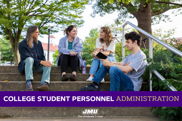 students and faculty member talking on steps