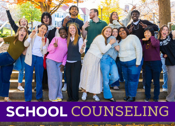 School counseling student group photo